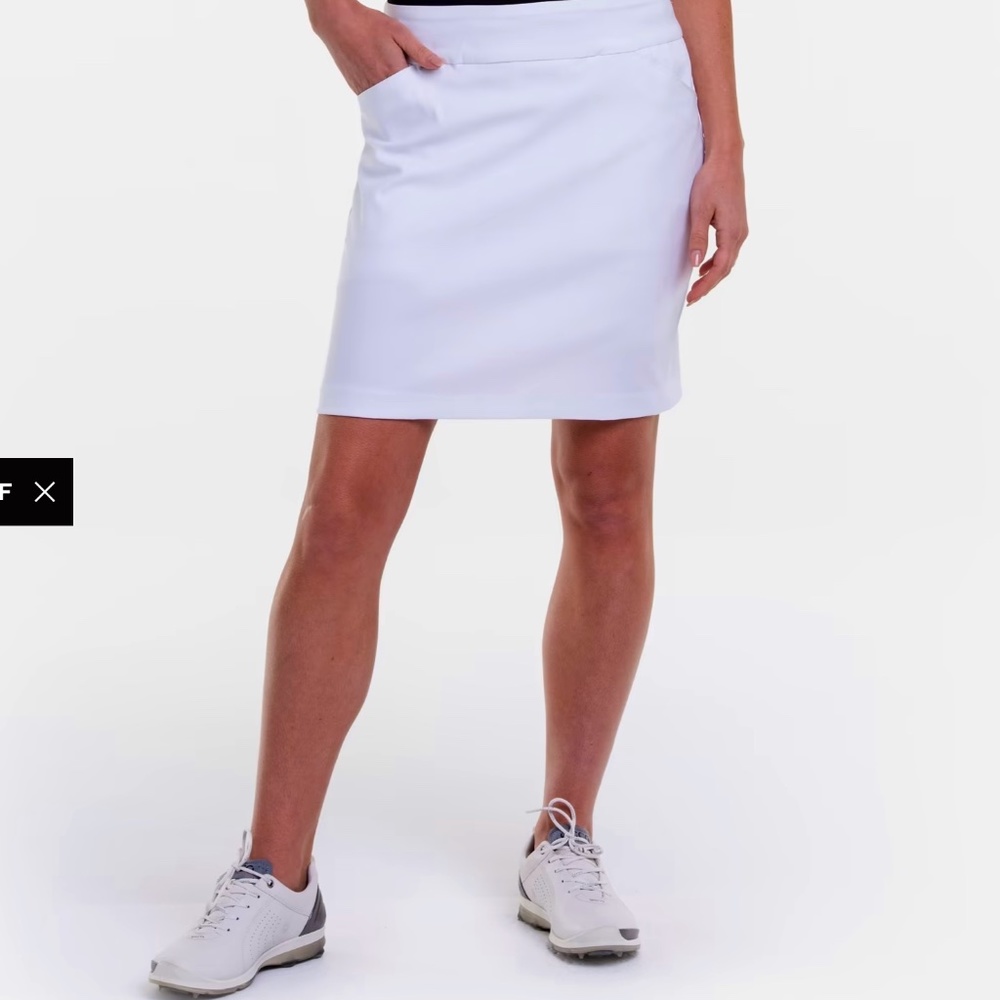 EP New York Stretch Pull on GOLF SKORT 1X in white, NEW but without tags